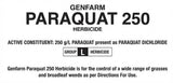 GENFARM PARAQUAT 250 20L S7 POISON 000000010081846