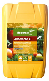 APPARENT ABAMECTIN 18 MITICIDE INSECTICIDE 20LT 18 G/L ABAMECTIN 19946