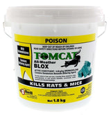 RAT BAIT TOMCAT BLOX 1.8KG GREEN AGRIBUSINESS 1BELL913606