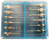 NEEDLES STAINLESS STEEL DOCTOR 16G X 1/2" NEEDLES SHOOF 204833-12P