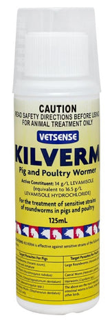 Vetsense Kilverm Pig & Poultry Womer 125mL