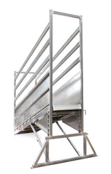 CATTLE LOADING RAMP ADJUSTABLE 4.1MT RAMP TIMBER FLOOR SST 240-6668