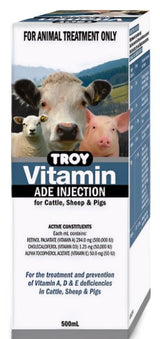 VITAMIN ADE INJECTION 500ML TROY 2975