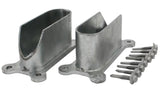 CATTLE RAIL END BRACKET KIT 115MM X 42MM PAIR ROTECH CRER11542
