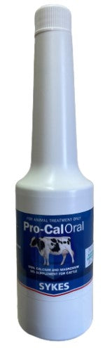 SYKES PRO-CAL 500ML ORAL GEL SUPPLEMENT FOR MILK FEVER FPVPRC500