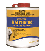 AMITIK EC 2LT CATTLE & PIG SPRAY MSD COOPERS 068285