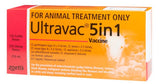 VACCINE - ULTRAVAC 5 IN 1 100ML  - 50 HEAD -  ZOETIS 100201850