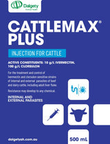 CATTLEMAX PLUS INJECTION 500ML DALGETY 100764346