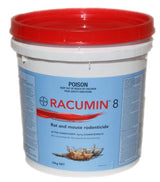 RAT BAIT RACUMIN 8 RAT & MOUSE RODENTICIDE POWDER 10KG ELANCO 1048308