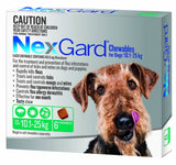 NexGard Chewable Flea & Tick Treatment Medium Dog 10.1 - 25kg 6PK (gr)
