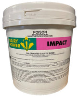 DAIRY POWER IMPACT 10KG ALKALINE CHLORINATED CAUSTIC BOMB ECOLAB 17242