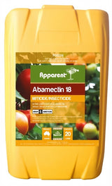 APPARENT ABAMECTIN 18 MITICIDE INSECTICIDE 20LT 18 G/L ABAMECTIN 19946