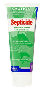 WOUND SEPTICIDE ANTISEPTIC CREAM FOR HORSES & DOGS 100GM VIRBAC 3957