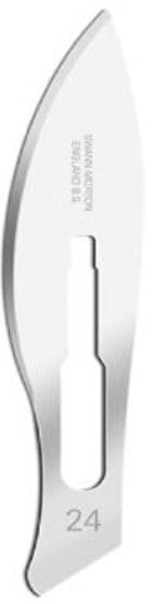 SCALPEL BLADES SIZE 24 PRICE PER EACH BLADE BAINBRIDGE A10045-24