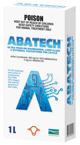 ABATECH ULTRA FLUKE 300MG TRICLABENDAZOLE 5MG ABAMECTIN