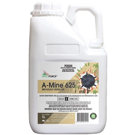 A-MINE 625 5LT BROADLEAF HERBICIDE WEED FORCE A-MINE 625-5L