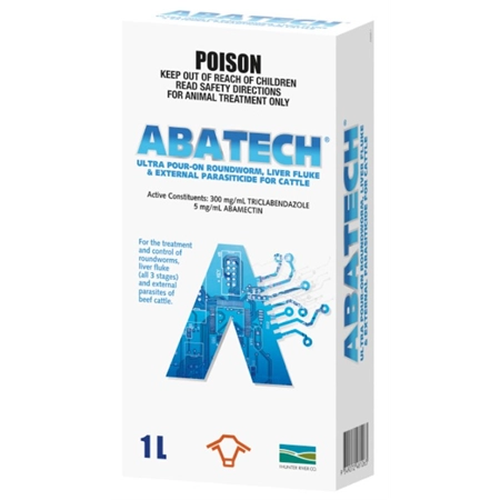 ABATECH ULTRA 1LT FLUKE 300MG TRICLABENDAZOLE 5MG ABAMECTIN 25659