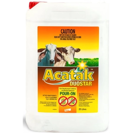 ACATAK DUOSTAR POUR ON FOR CATTLE 25LT ELANCO AH211225LAL