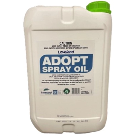 ADOPT SPRAY OIL 20LT PARAFFINIC OIL (EQ: UPTAKE) LOVELANDS 100779984