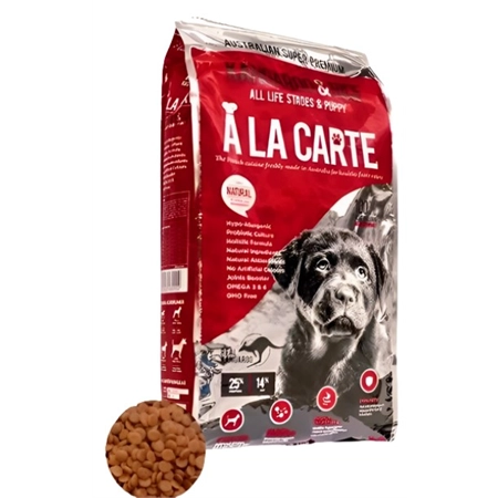 A LA CARTE KANGAROO & RICE DRY DOG FOOD 18KG