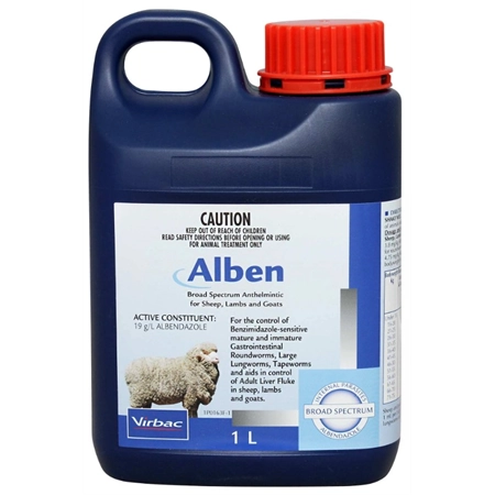 ALBEN GOAT & SHEEP WORMER 1LT VIRBAC ALBEN001