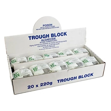 ALGAE TROUGH BLOCK 220GM PER BLOCK TREATS 7000LT BAINBRIDGE A3020