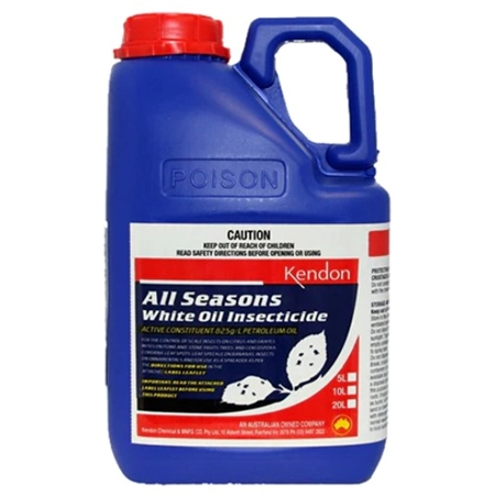 ALL SEASONS WHITE OIL INSECTICIDE 5LT KENDON A110DL