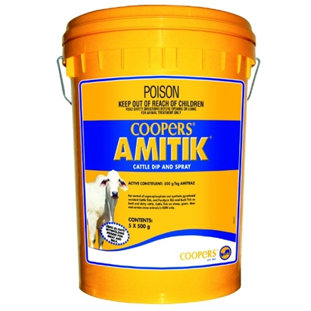 AMITIK WP SOLUBLE BUCKETS 5 X 500GM MSD COOPERS 068277