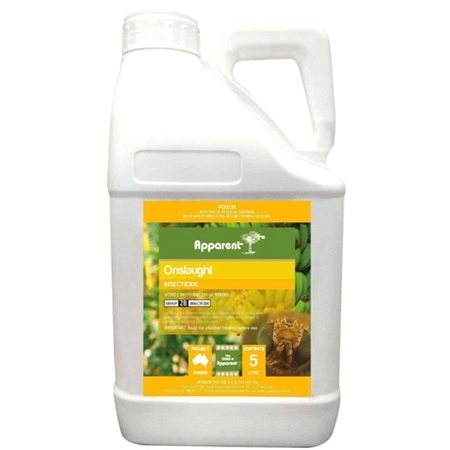 APPARENT ONSLAUGHT 5LT INSECTICIDE FIPRONIL 200G/L (EQ: REGENT) 4111