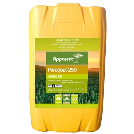 APPARENT PARAQUAT 250  20LT HERBICIDE 8519