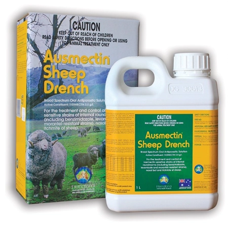 AUSMECTIN SHEEP DRENCH 1LT IAH AUSD-3