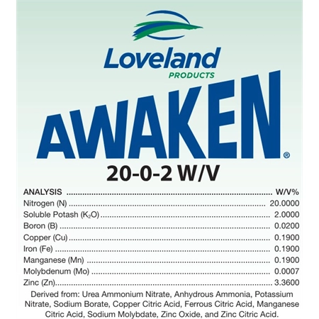 AWAKEN 20LT LIQUID FERTILIZER LOVELAND AGRI PRODUCTS 100732231