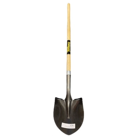 AYRFORD PLUMBERS ROUND POINT SHOVEL WITH WOODEN HANDLE A640239