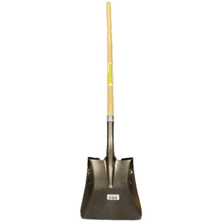 AYRFORD SQUARE MOUTH SHOVEL WITH WOODEN HANDLE A640335