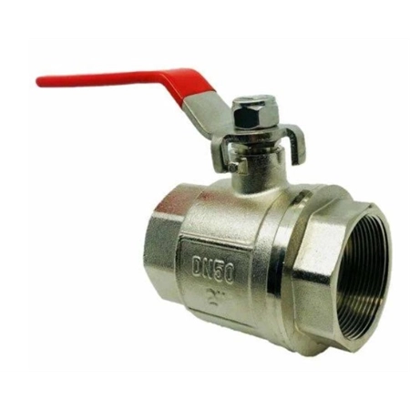 BALL VALVE BRASS FEMALE & FEMALE 40MM (1 1/2