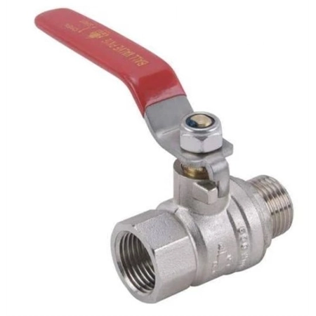 BALL VALVE BRASS MALE & FEMALE 15MM (1/2