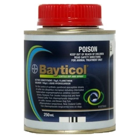 BAYTICOL DIP & SPRAY FlUMETHRIN 75G/L 250ML 84853801