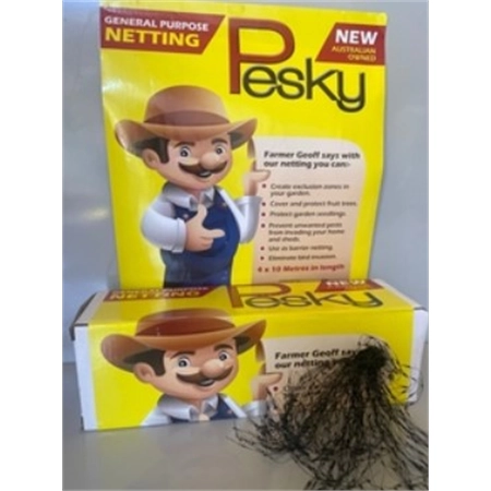 BIRD NETTING PESKY GENERAL PURPOSE 4 x 10M PEST PROD AUS PESKYGPNET10