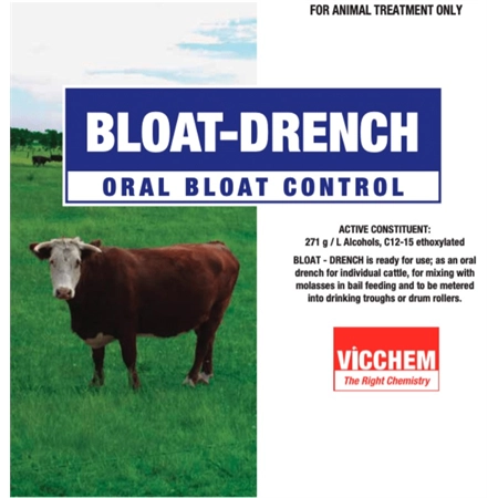 BLOAT DRENCH 20LT ORAL BLOAT CONTROL FOR CATTLE VICCHEM 18604