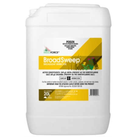 BROAD SWEEP HERBICIDE 20LT WEED FORCE (EQ: KAMBA M) BROADSWEEP20L