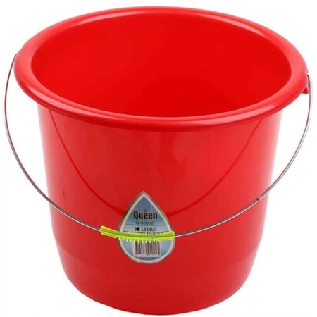 BUCKET 10LT PLASTIC ROUND NO LID ELECTASERV Q-92023