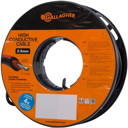CABLE 2.5MM LEAD OUT CABLE HIGH CONDUCT 200M  GALLAGHER G62794