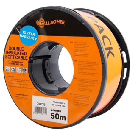 CABLE DOUBLE INSULATED UNDERGROUND 2.5 MM X 50M GALLAGHER G62719