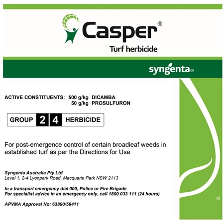 CASPER 1KG TURF HERBICIDE AGRIBUSINESS 0GCASP1