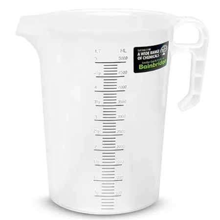 CHEMICAL MEASURING JUG 5LT BAINBRIDGE A3036