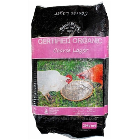 CHF ORGANIC COARSE LAYER (SCRATCH) 20KG PINK BAG 12635