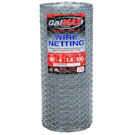 CHICKEN NETTING GALMAX 900 X 40 X 1.4MM 100M AUSTRAL 300650