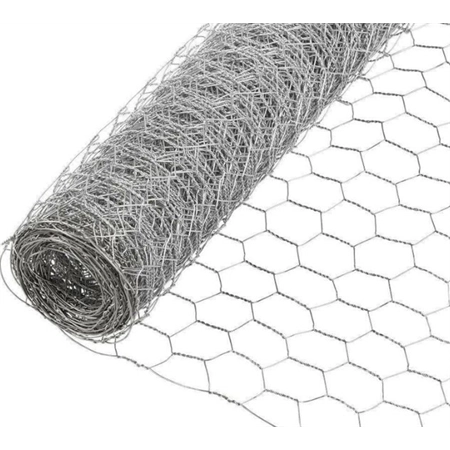 CHICKEN NETTING WIRE 1200 X 50 X 1.0MM X 50M STEEL STATION 100-0826