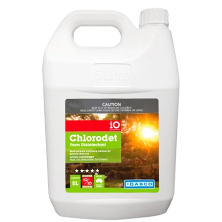 CHLORODET FARM DISINFECTANT 5LT INDEPENDENTS OWN 16696