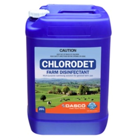 CHLORODET GENERAL FARM DISINFECTANT 20LT DASCO CDET20